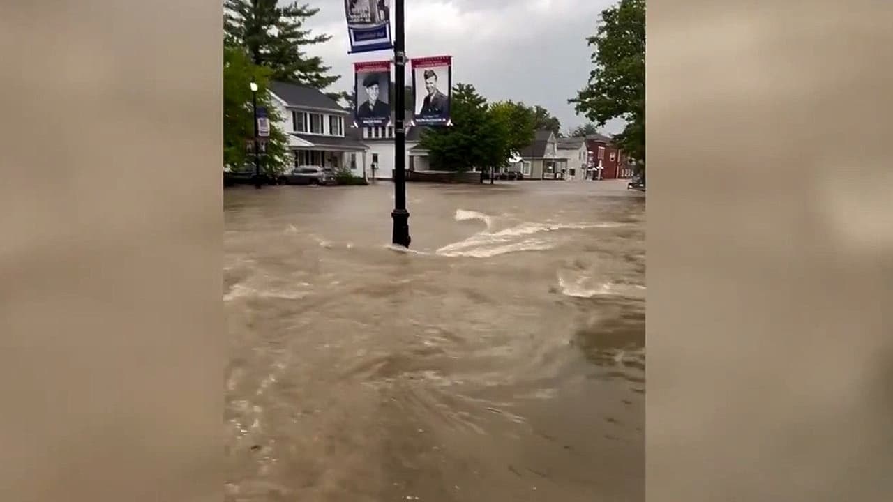 Inundaciones históricas afectan poblados de Indiana y provocan evacuaciones masivas