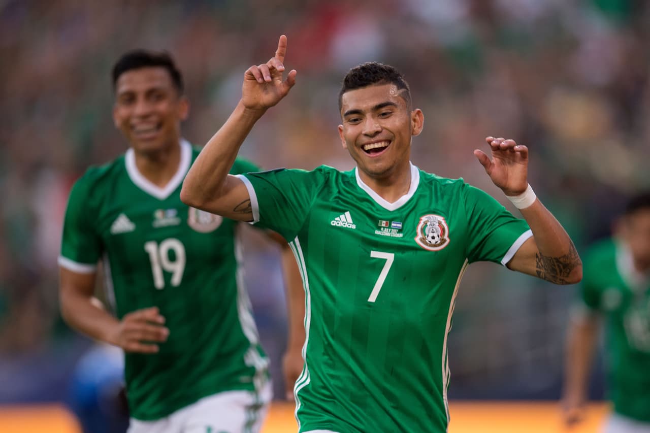 <b>Orbelín Pineda</b> también hace parte de este grupo con su gol ante El Salvador (Copa Oro).
