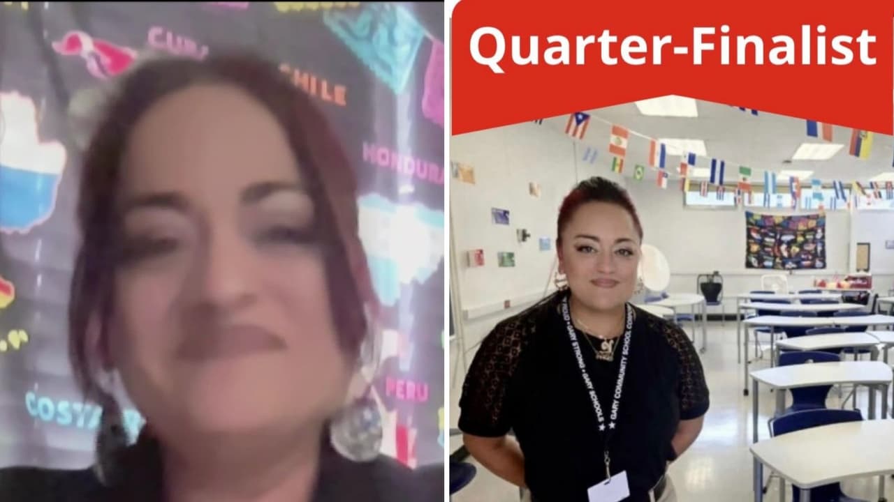 Maestra hispana Vanelly Hill busca ganar America's Favorite Teacher para apoyar a su comunidad