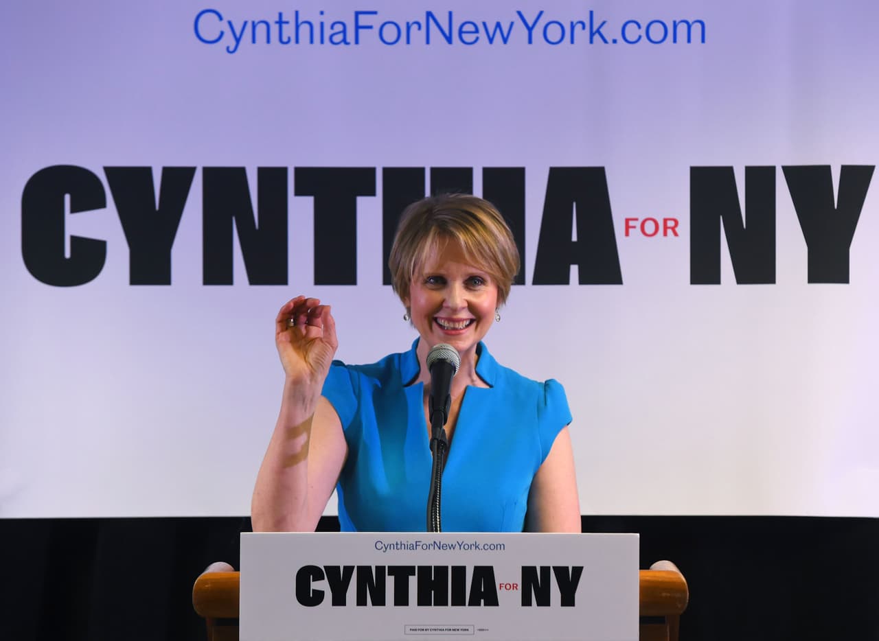 <b>Cynthia Nixon</b>: la actriz, protagonista de 'The sex and the city' presentó, recientemente, su candidatura para ser gobernadora de Nueva York.