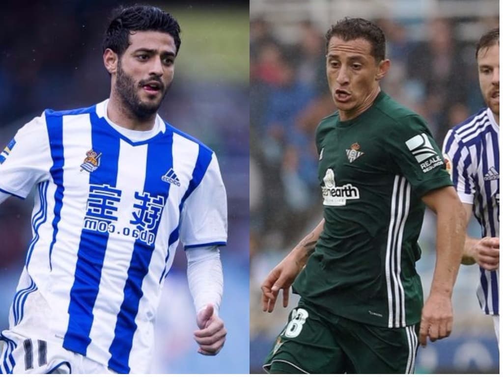 Agarrón entre mexicanos: Real Sociedad de Carlos Vela y el Betis de Guardado empataron 4-4
