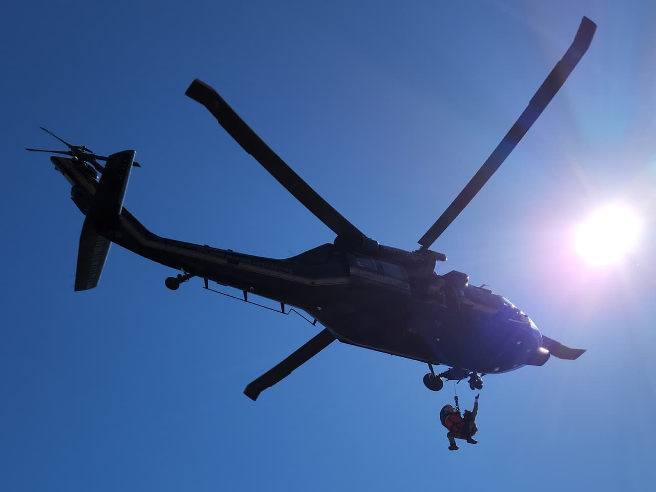 La trasladaron vía aérea a un hospital del sur del estado.