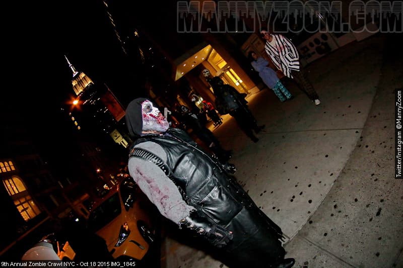 La ciudad de Nueva York se llenó de zombies en el Zombie Crawl 2015.