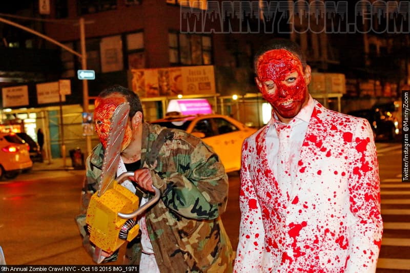 La ciudad de Nueva York se llenó de zombies en el Zombie Crawl 2015.