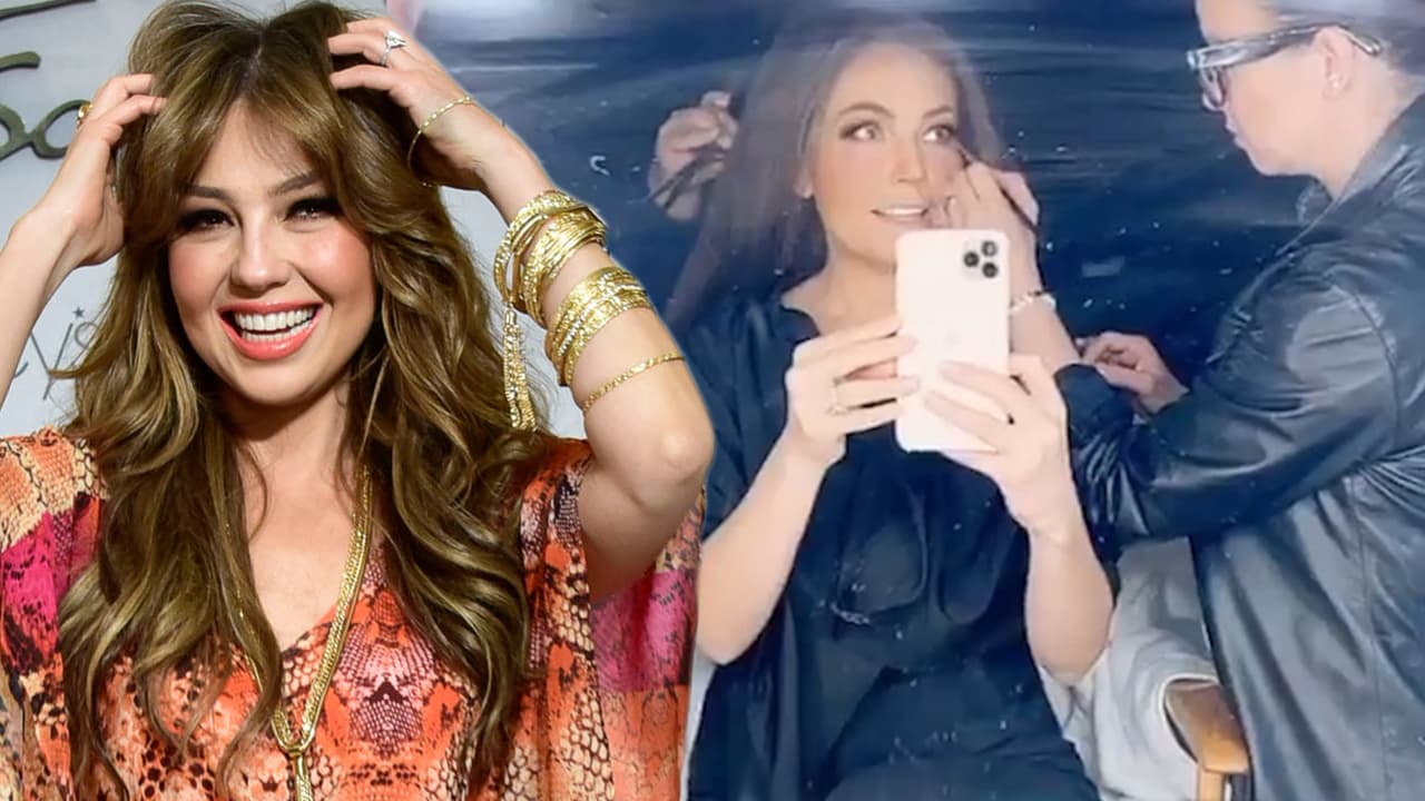 A Thalía le hicieron lo "impensable" y sufrió más de la cuenta con un drástico cambio de look