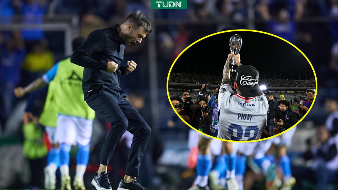 Martín Anselmi reacciona al título Cruz Azul obtenido en CU ante Pumas 