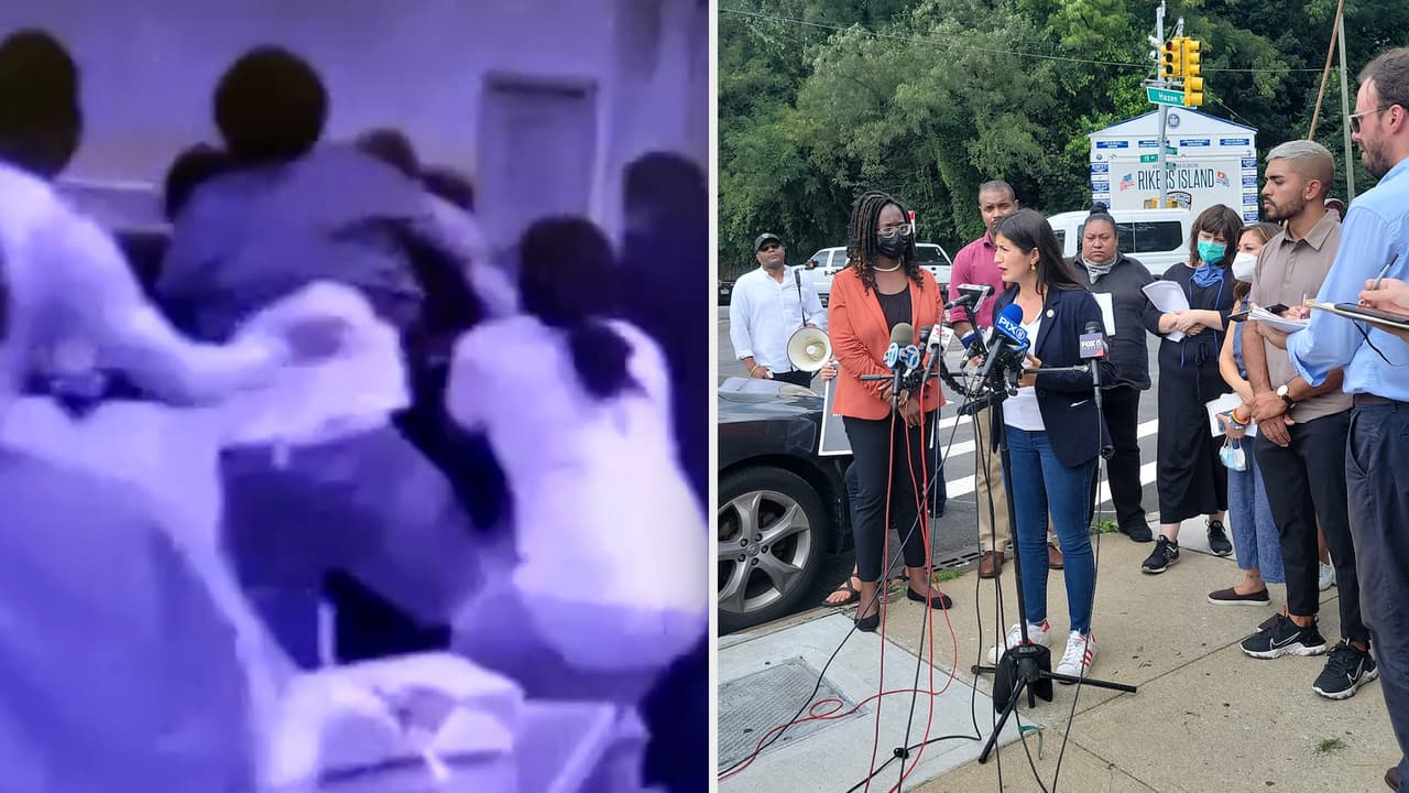 En medio de una situación de caos, legisladores piden la liberación de presos en Rikers Island 