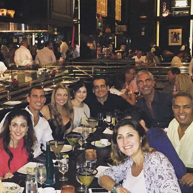 Estos encuentros fueron a finales de septiembre pasado y en todo momento se les vio muy sonrientes.