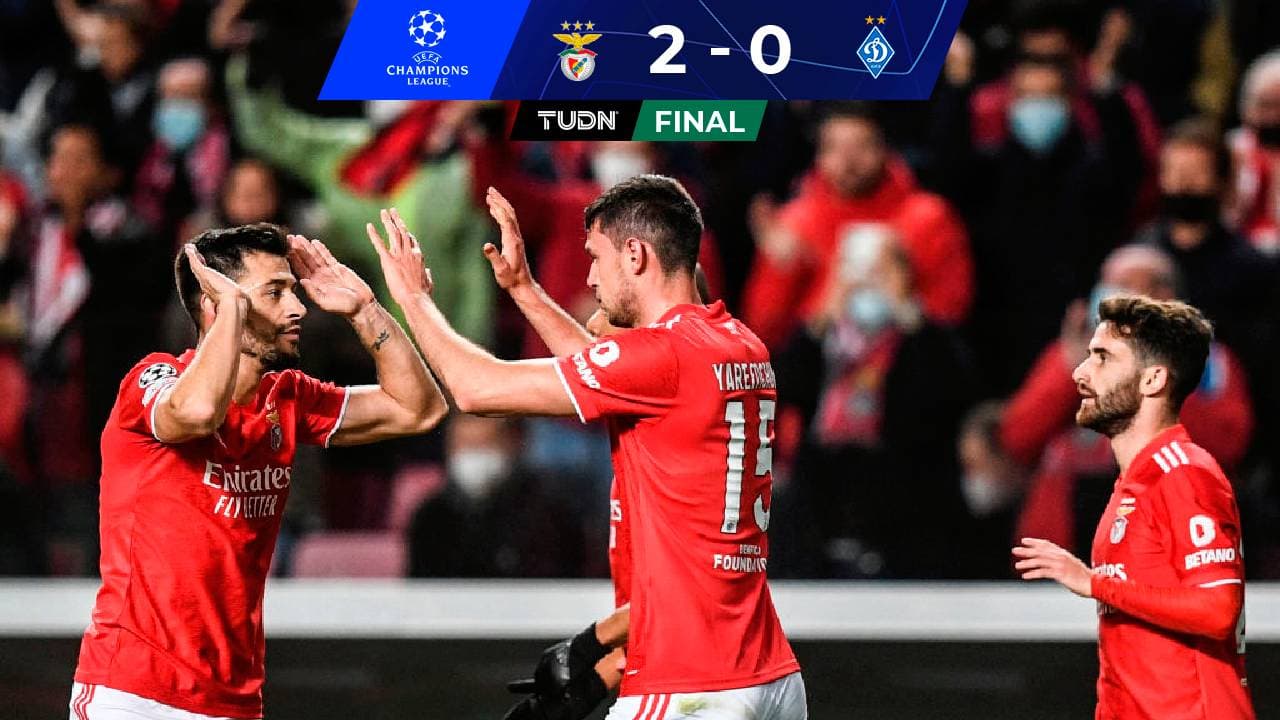 Benfica derrotó al Dinamo Kiev y eliminó al Barcelona