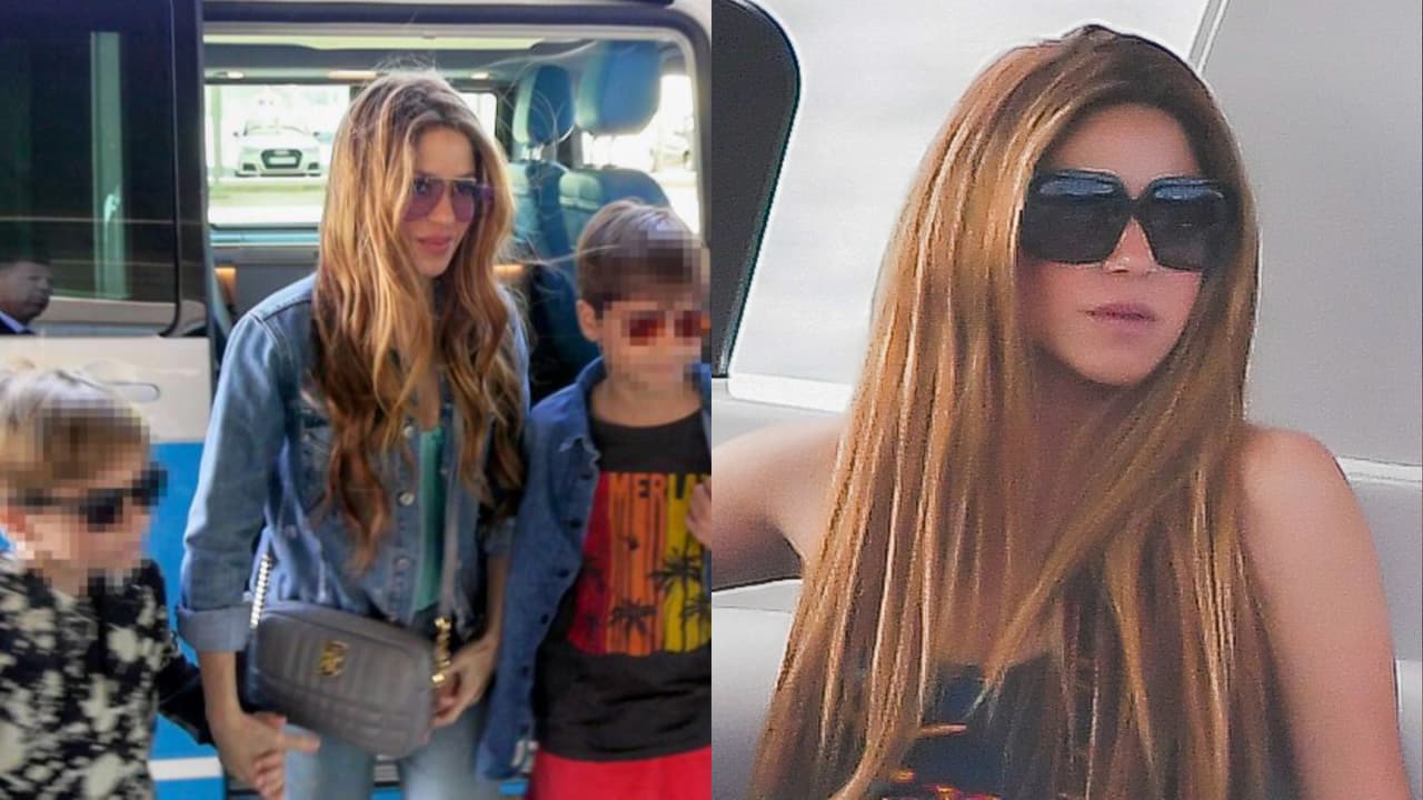 Shakira llega con sus hijos a Barcelona con "20 maletas" y a su excasa ("actual" residencia de Piqué)

