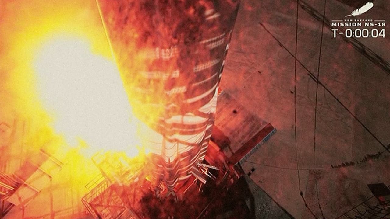 El momento en el el cohete se encendió para despegar impulsando la cápsula donde viajaba Shatner. "Pasó todo tan rápido (...) Fue muy emocionante (...) Estoy abrumado", agregó el actor al bajar de la cápsula.