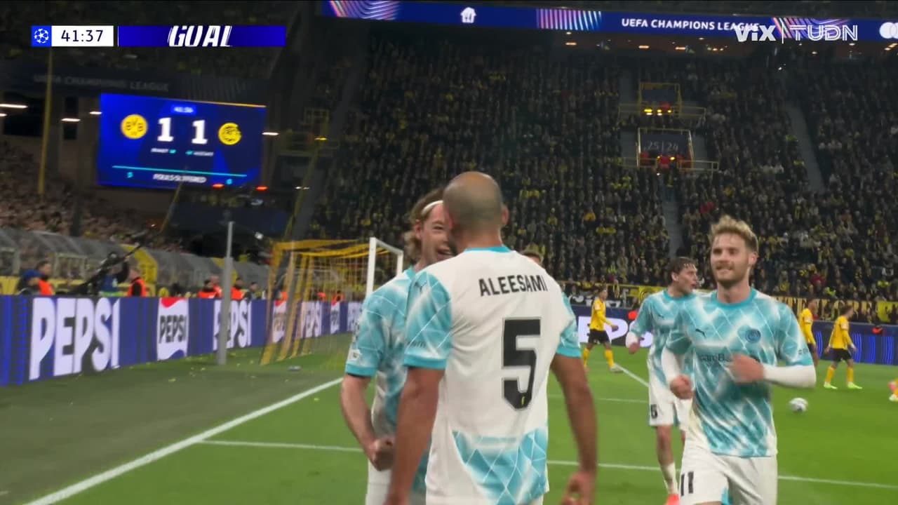 ¡Gol del Bodo! Aleesami remata de cabeza y pone el del empate en el marcador