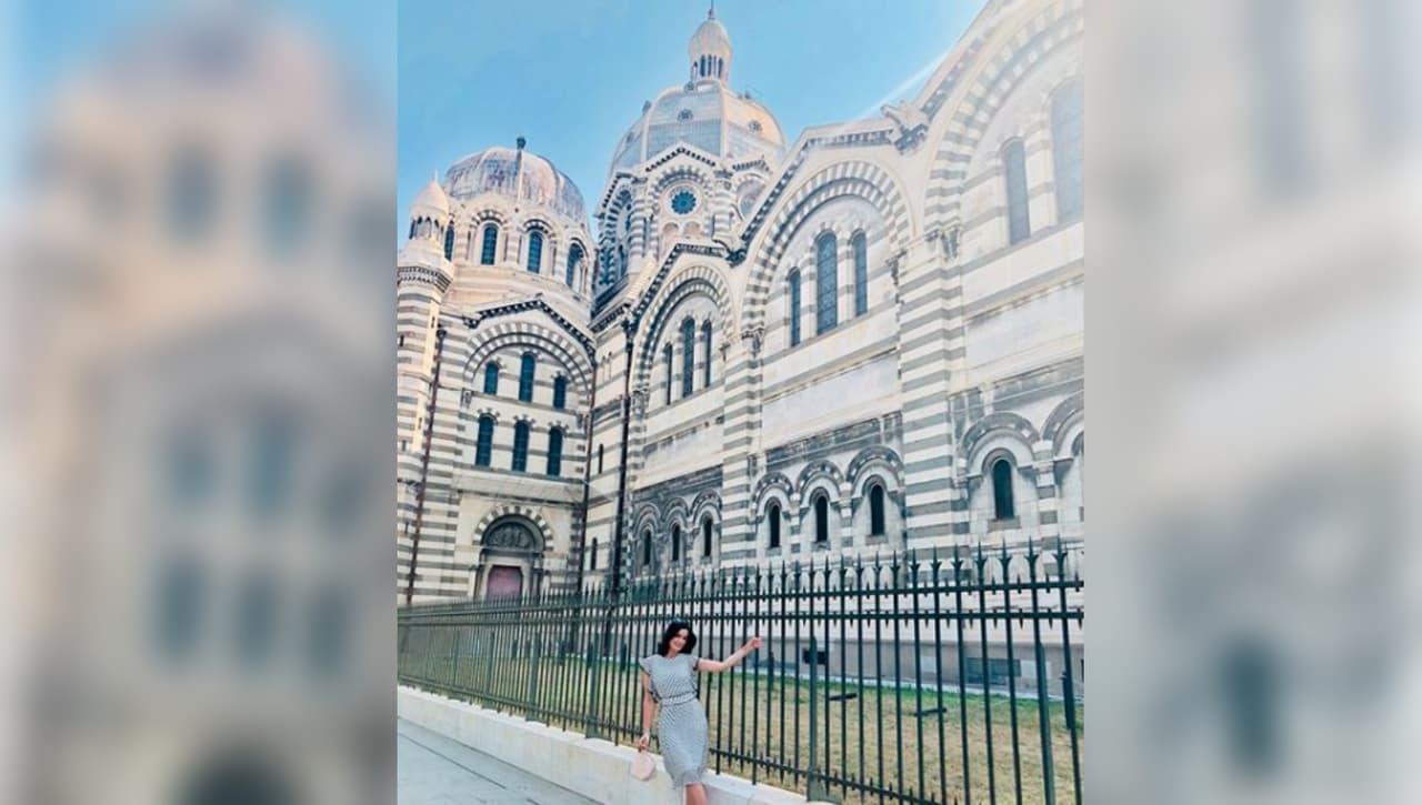 En Marsella, Francia, ya visitaron la Basílica de Nuestra Señora de La Garde.