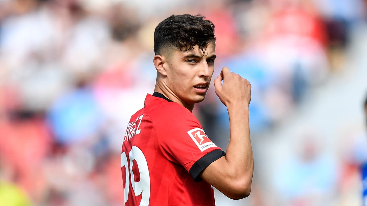 Kai Havertz juega para el Bayer Leverkusen y es alemán.