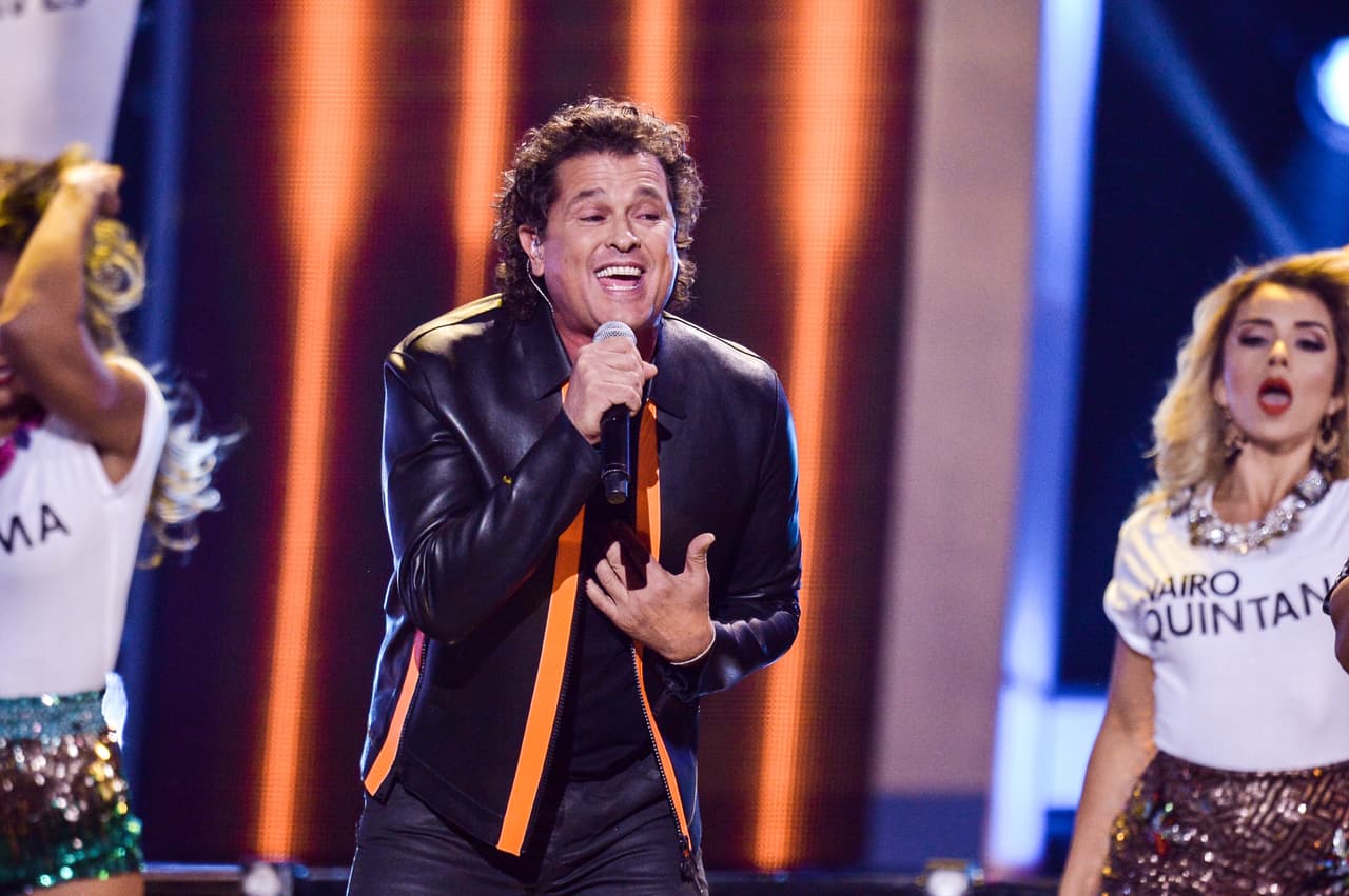 Carlos Vives brincó de la felicidad por esta noche.