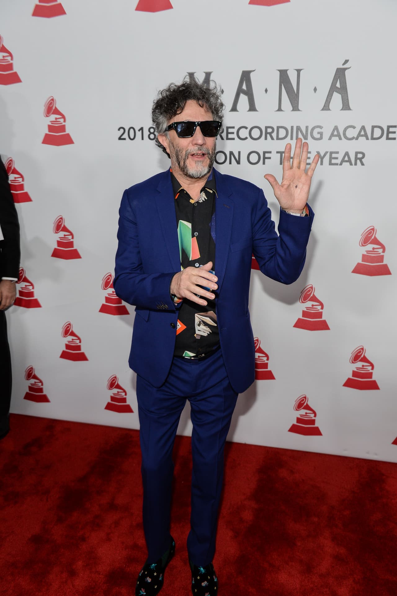 El famoso músico argentino Fito Paez, dispuesto a disfrutar del homenaje a sus amigos de Maná.