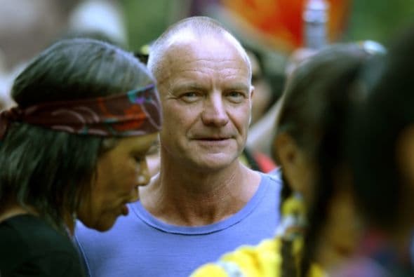 El cantante Sting también se unió en el llamado contra el calentamiento global.