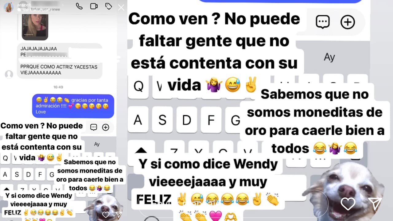 Este fue el mensaje que Aracely Arámbula, de 48 años, contestó tras ser criticada por su edad.