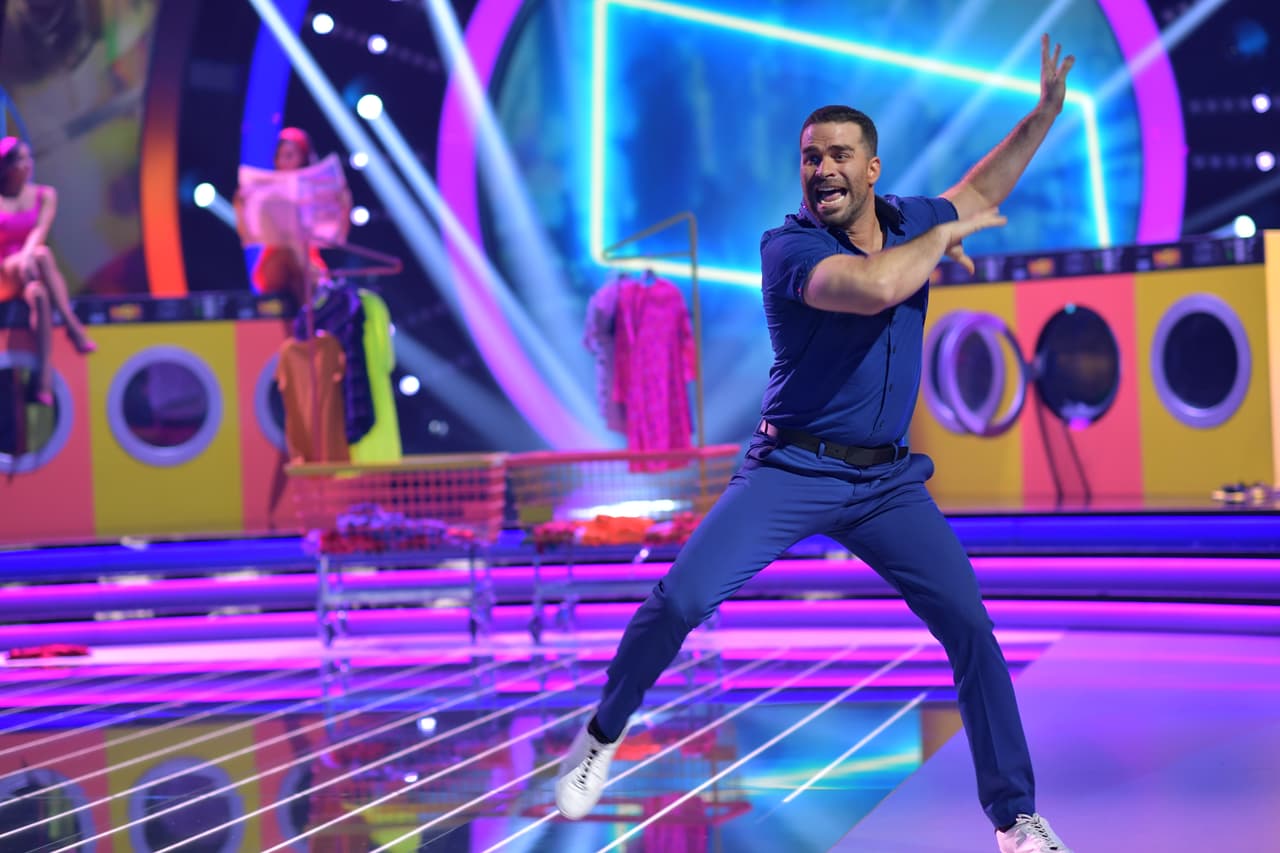 El actor derrochó energía y mucha fuerza. Hasta 'Poty' le comentó que no podía creer la calidad de baile que había realizado.