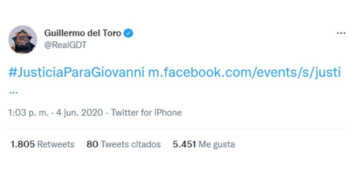 Guillermo del Toro tuit