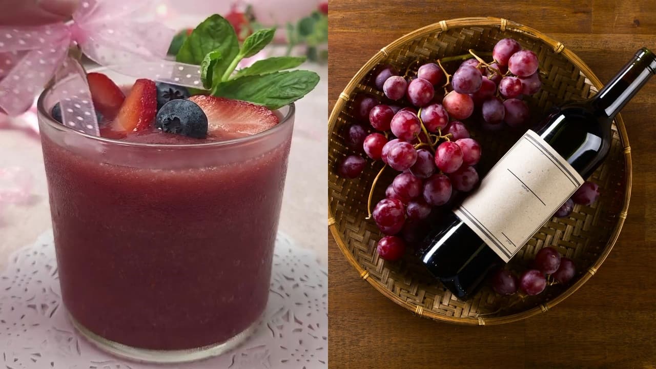 Receta de frappé de vino tino con fresas, el favorito para brindar