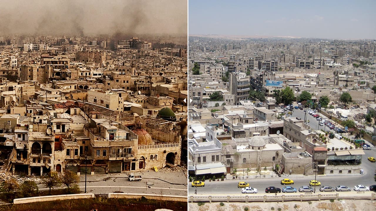 Fotografías interactivas: Así era Alepo antes de la guerra y así es hoy