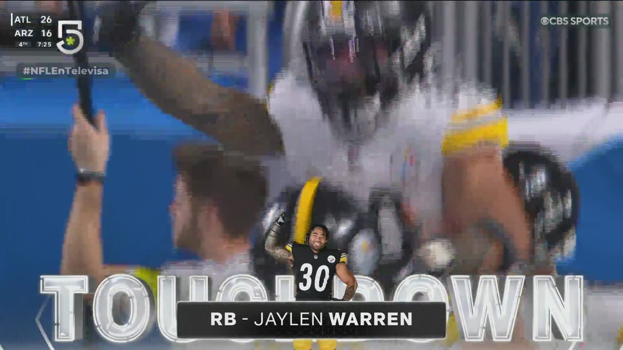 ¡Pittsburgh pone en serios aprietos a Detroit! TD de Jaylen Warren