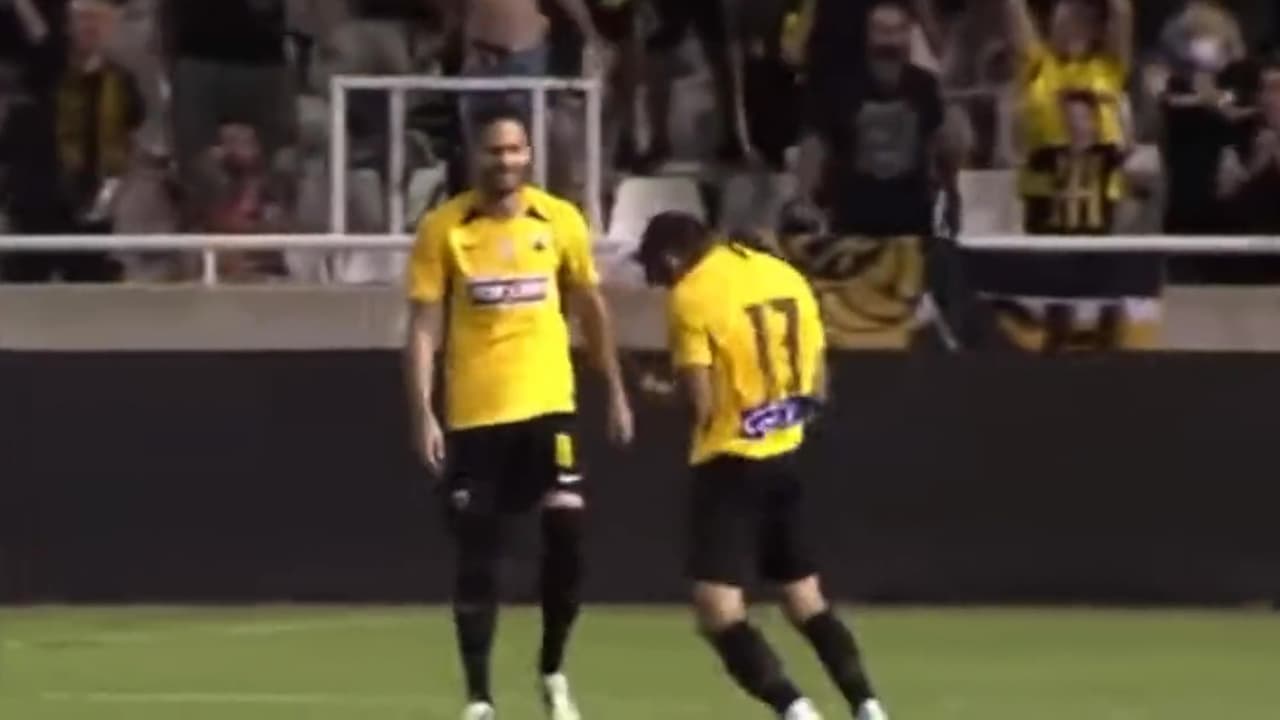 ¡Golazo! Orbelin se estrena como goleador del AEK de Atenas
