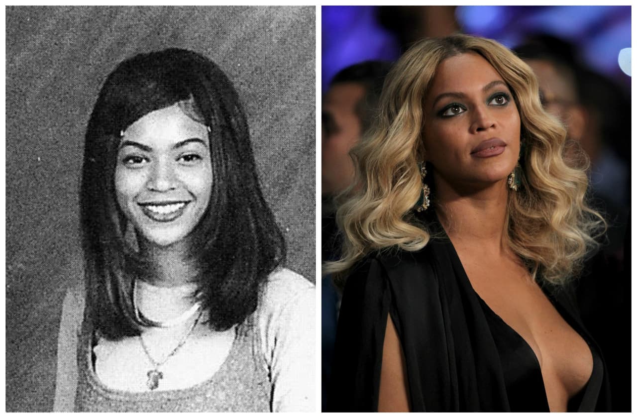 ¡Qué linda la Beyoncé! Pero qué cambiada está, su nariz es otra...