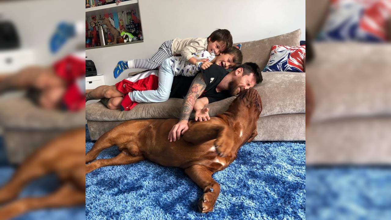 El astro pasa grandes momentos con toda su familia.