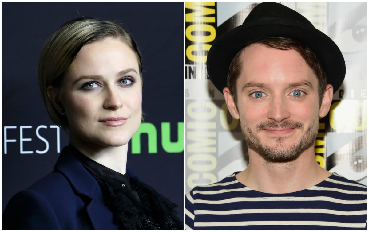Evan Rachel Wood y Elijah Wood.