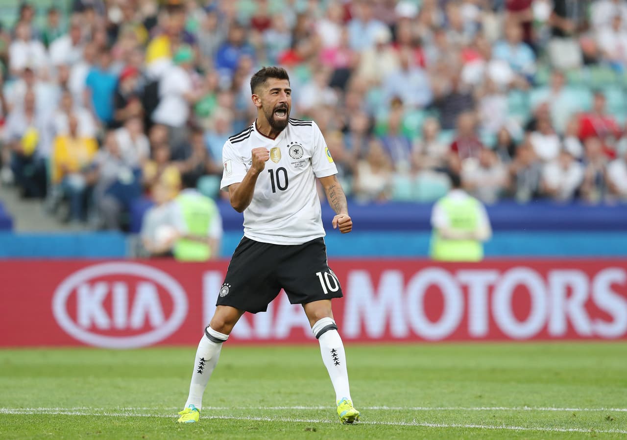 Karim Demirbay (Alemania): un gol ante Camerún.