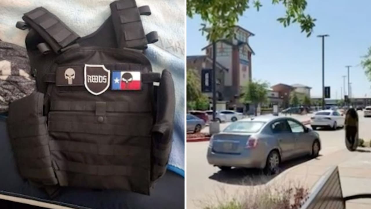 Investigadores compartieron estas fotografías que hallaron en un sitio web ruso y que presuntamente fueron publicadas por el atacante del tiroteo en el centro comercial de Allen, Texas.