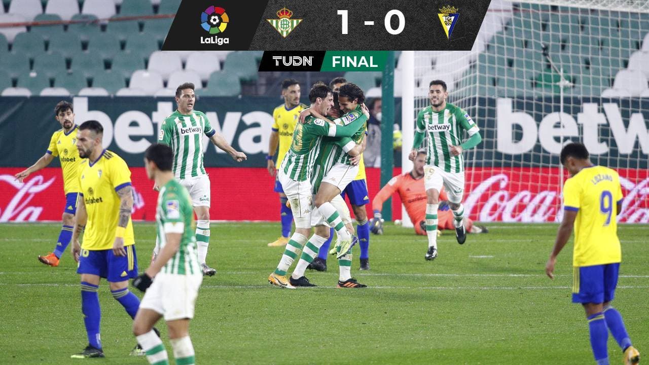 El Real Betis consiguió un triunfo con esencia americanista