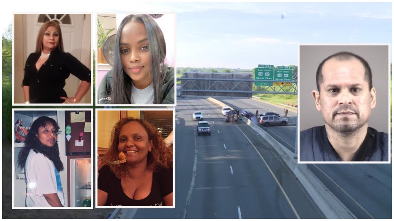 En el choque murieron Estefanía Hernández, de 32 años, junto a su hermana Santa Hernández, de 45 años y dos amigas, Blanca Estela Castillo (la conductora), de 60 años, y Gregoria Noyola, de 64.