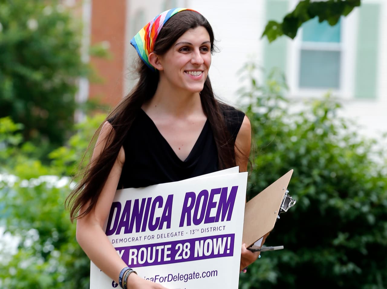 Danica Roem, primera asambleísta transgénero en Virginia. Le ganó a un candidato anti-LGBT que no la reconocía como mujer.