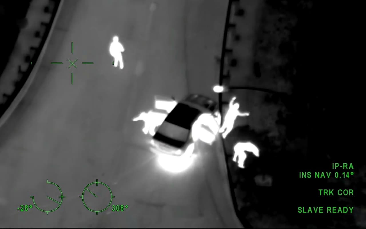 Video infrarrojo: la persecución a más de 100 mph por tres condados del norte de California