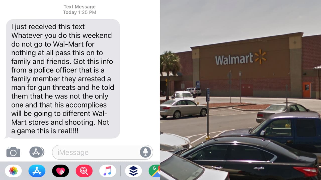 Departamentos de policía desmienten amenaza de tiroteos en tiendas Walmart de Georgia