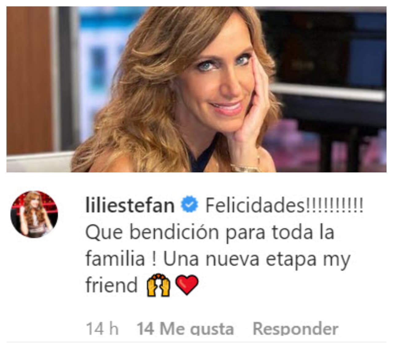 La noticia provocó mucha alegría entre la familia de 
<b>Univision</b>, de 
<b>Despierta América </b>y más famosos, como Lili Estefan, quien deseó lo mejor ante esta "nueva etapa" que inicia su amigo Carlos Calderón. 
<br>