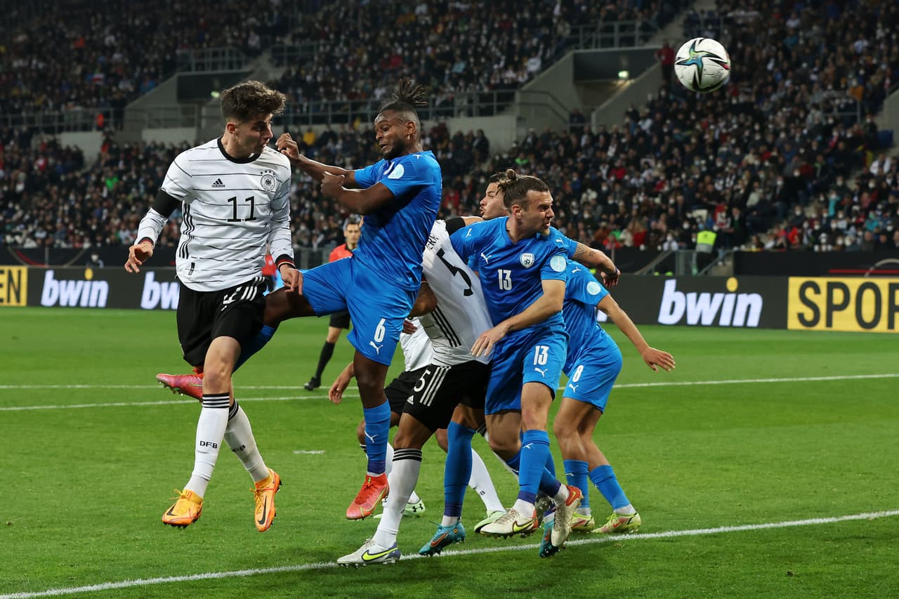 Alemania venció 2-0 a Israel en amistoso disputado en Sinsheim con goles de Kai Havertz y Timo Werner.