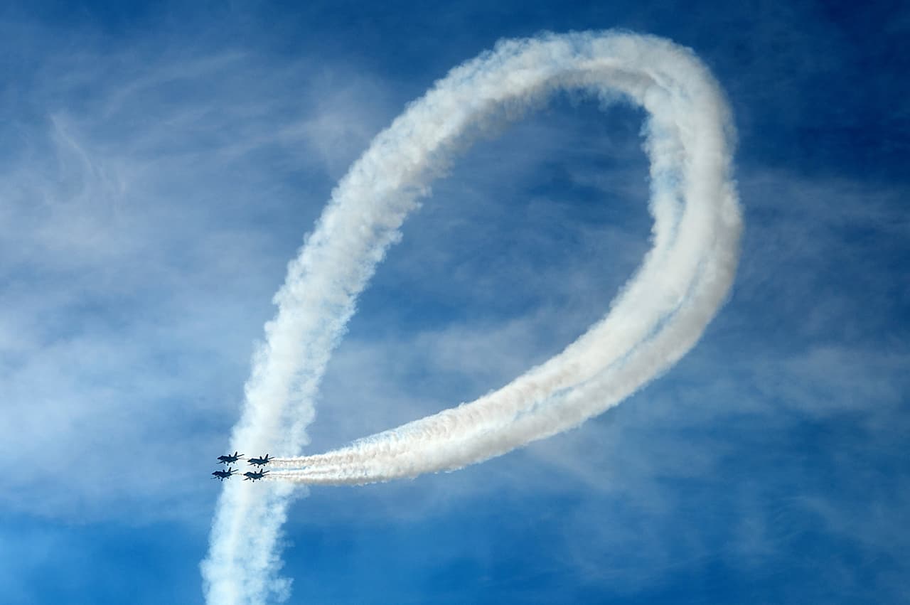 El F/A-18 Hornet también ha sido exportado a siete países para servir en sus fuerzas aéreas. Desde 1986 es usado para acrobacia aérea por el grupo de demostración aérea 'Blue Angels' de la Armada estadounidense.