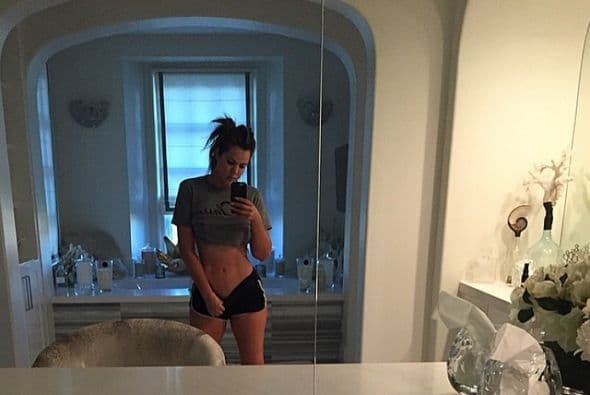 Otro de sus secretos para tener esa cinturita es...