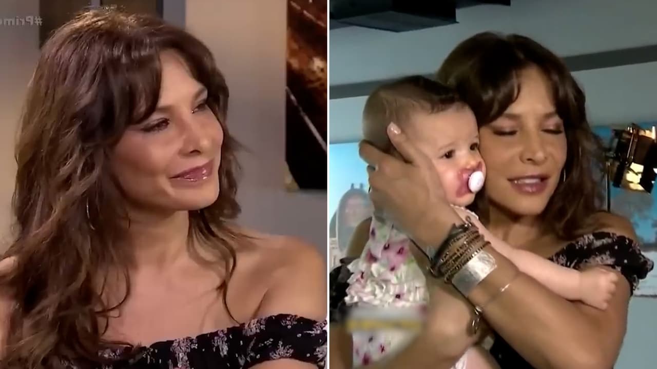 #ArchivoFamosos: Lorena Rojas así presentó en TV a su hija adoptada días antes de morir 