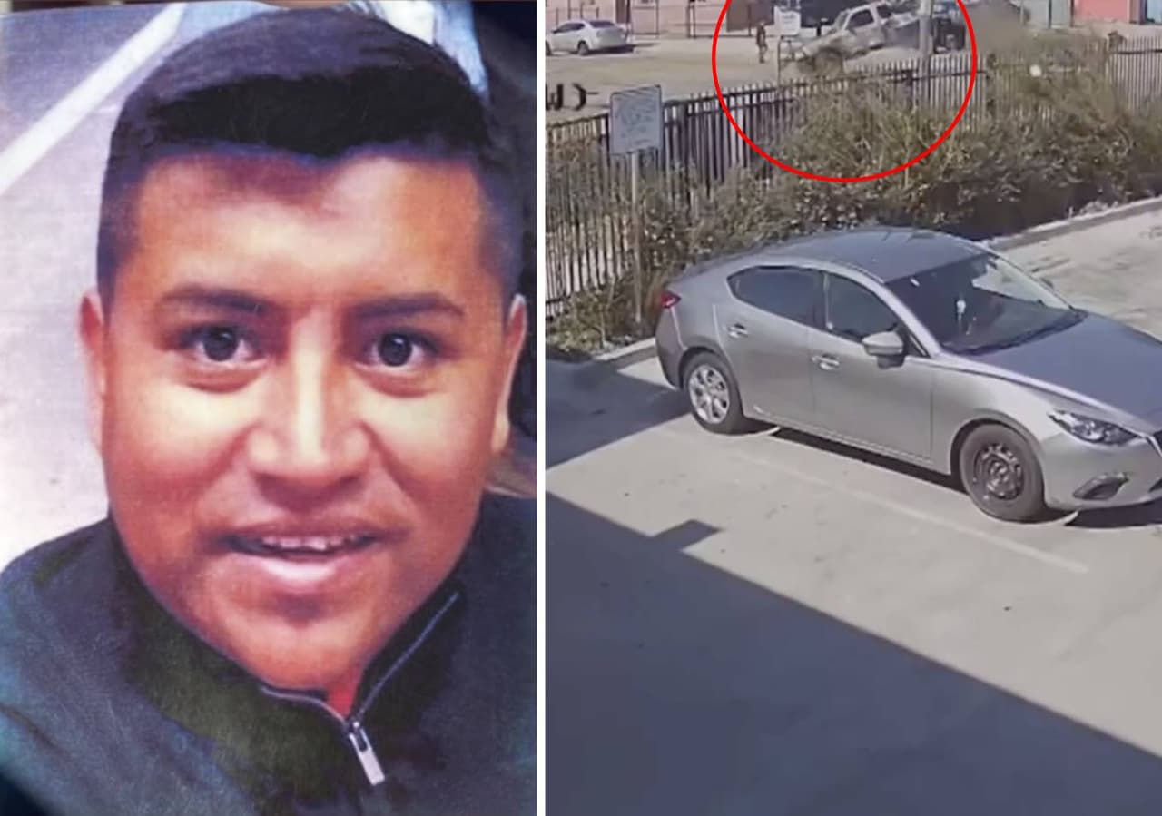 “Quedó entre dos carros”: video capta choque que cobró la vida de un peatón hispano