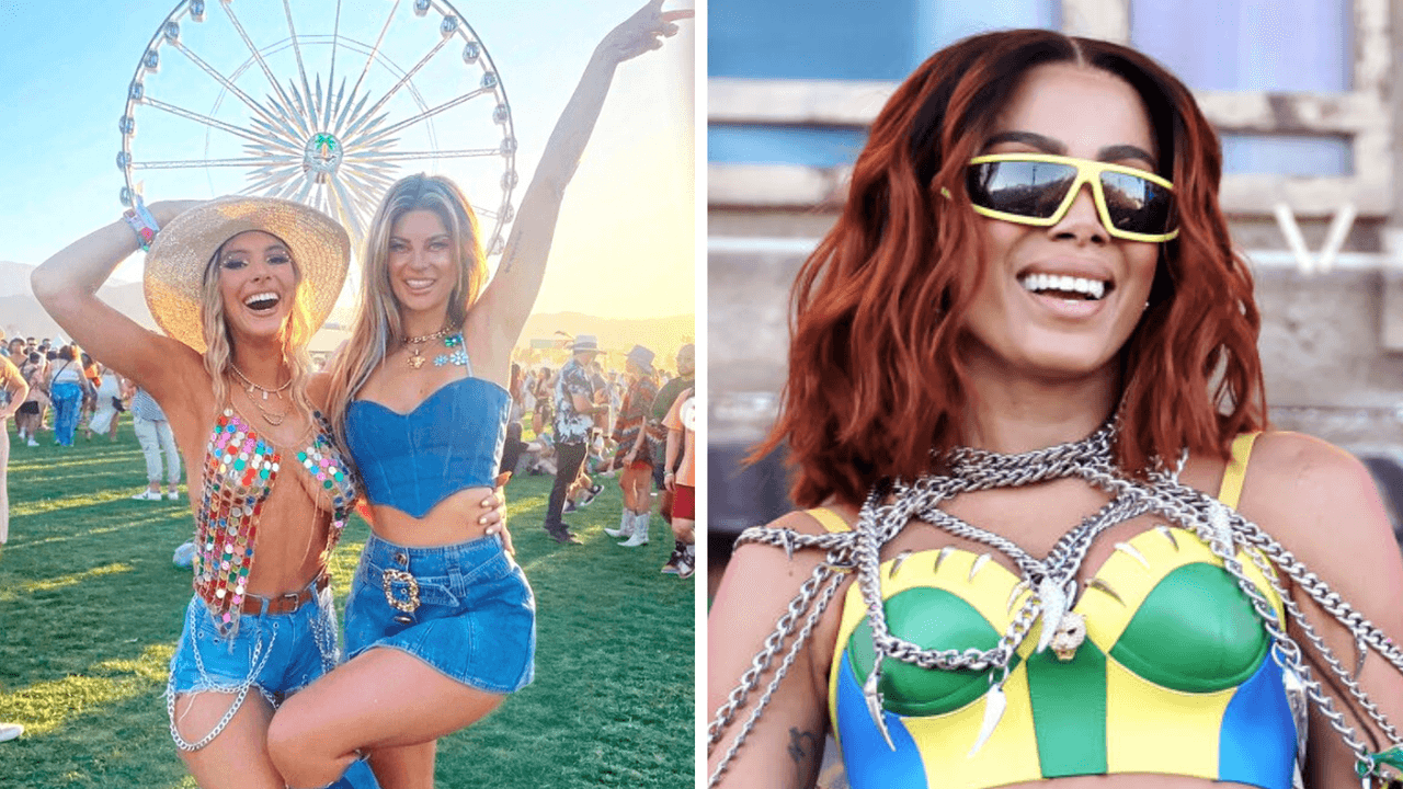7 famosos latinos que lucieron sus 'outfits' en Coachella: Lele Pons y Anitta usaron bikinis