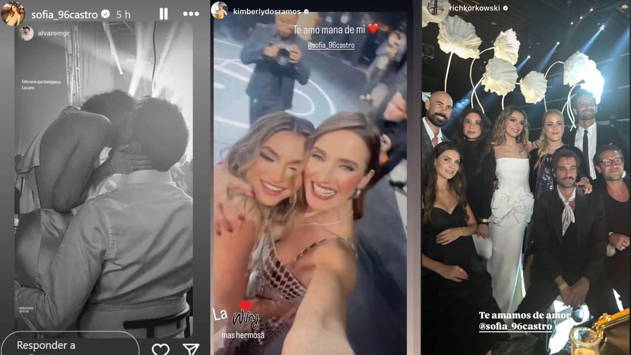 Kimberly Dos Ramos fue otra de las famosas que acompañaron a Sofía Castro en esta fecha tan relevante.