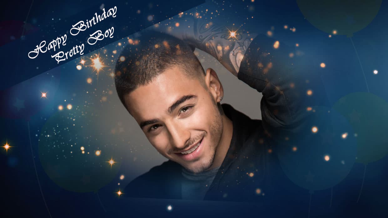 El cantante colombiano Maluma celebró su vigésimo tercer cumpleaños el 28 de enero de 2017.