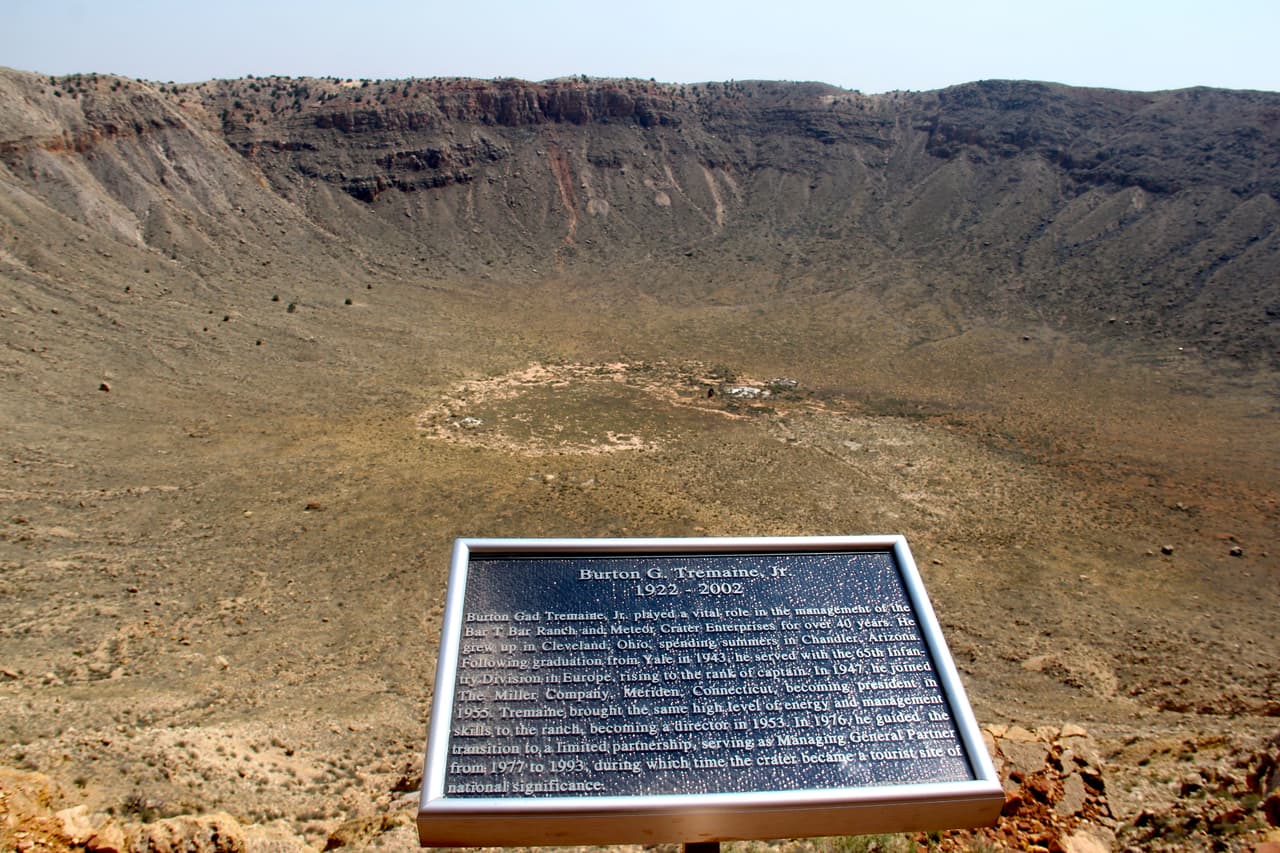 El terreno del cráter se parece tanto al de la luna que la NASA lo usó como el sitio oficial de entrenamiento para sus astronautas.