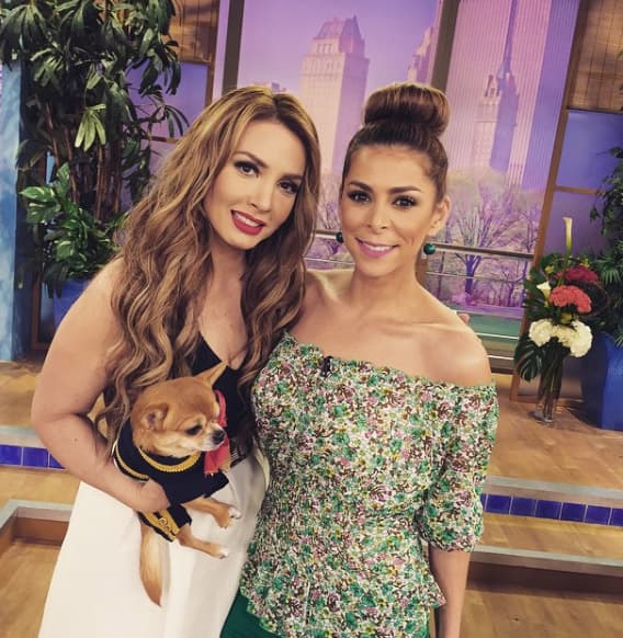 Pero Paty no estaba sola, entre sus brazos llevaba a su mascota.