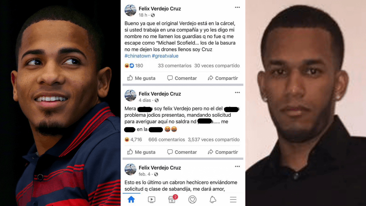 “Soy Félix Verdejo, pero no el del cab… problema”: usuario de Facebook se queja de que lo confundan con boxeador